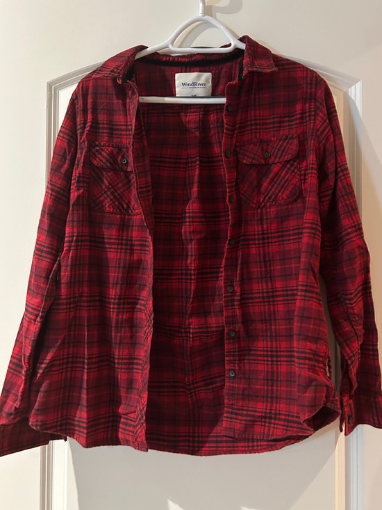Windriver Tops - WindRiver Red Plaid Button-Up Shirt